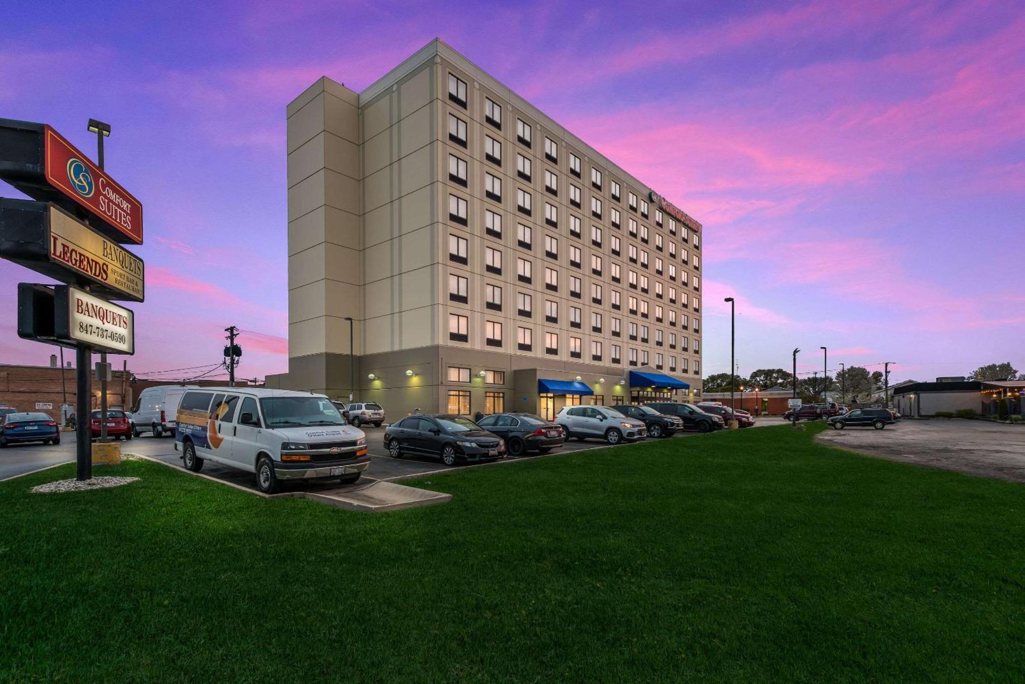 Comfort Suites Chicago O'Hare Airport Schiller Park Exterior foto