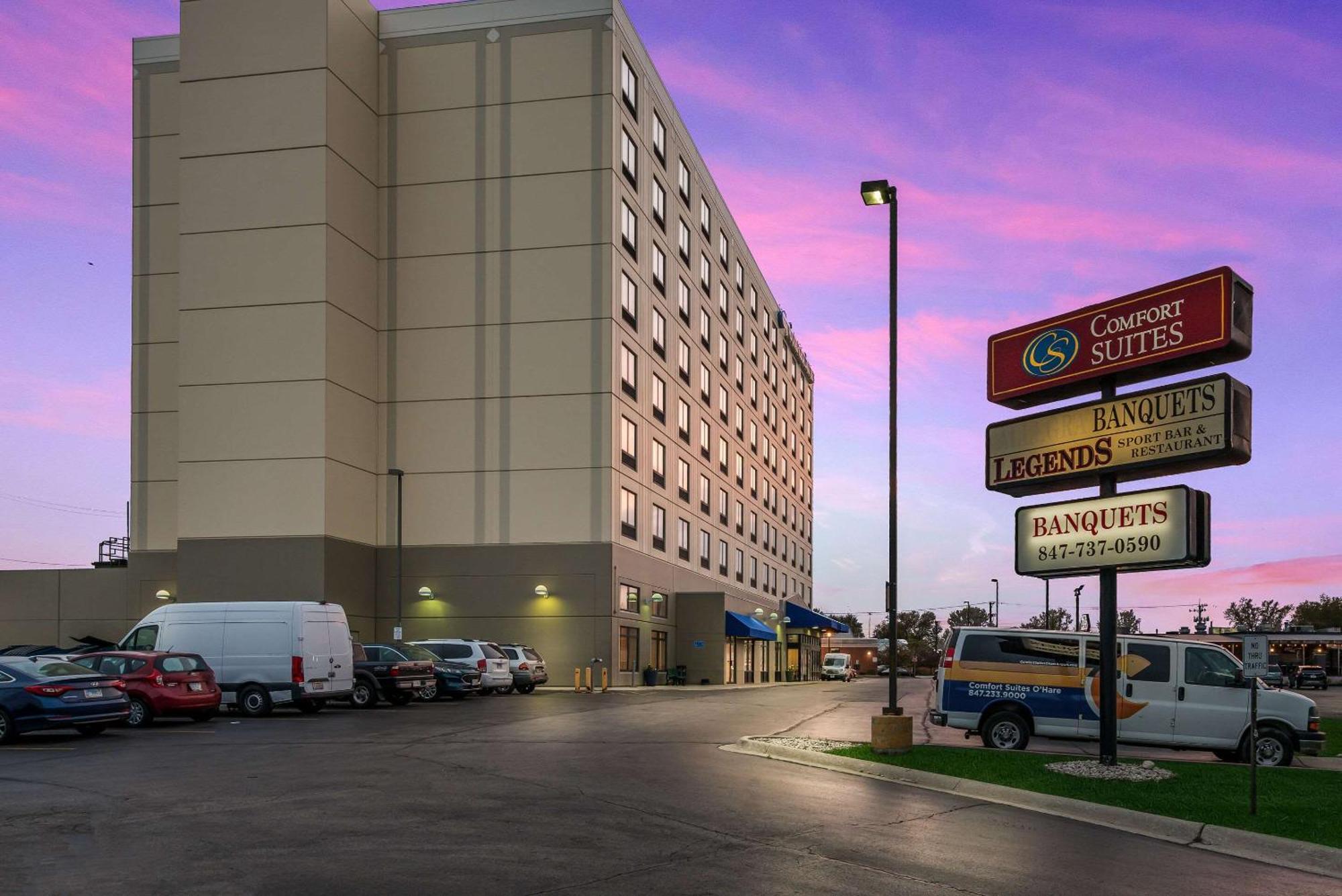 Comfort Suites Chicago O'Hare Airport Schiller Park Exterior foto