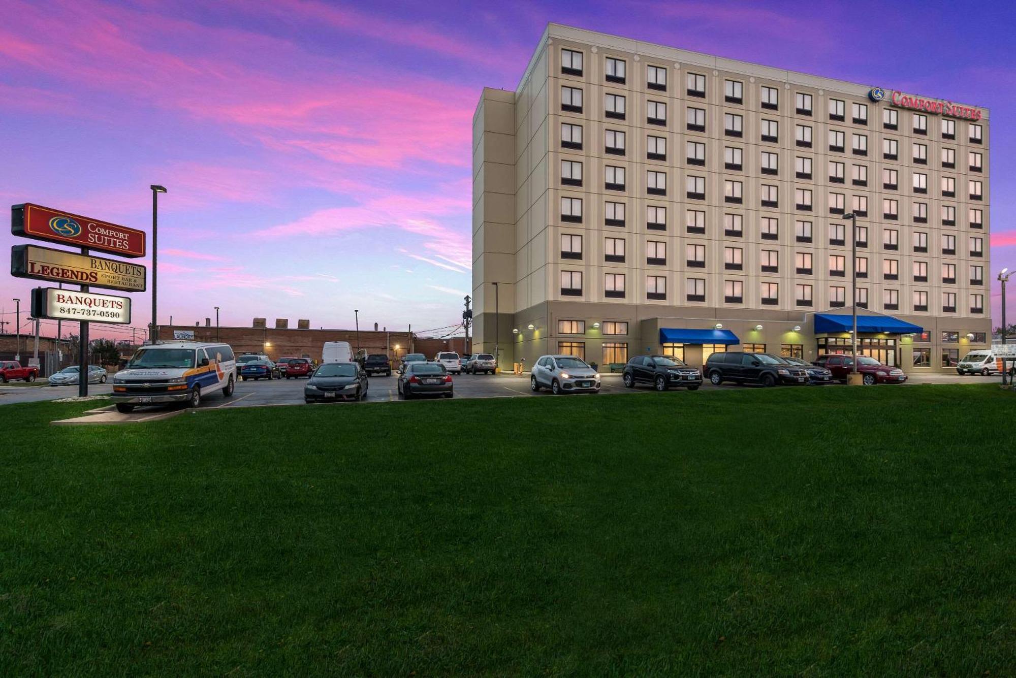 Comfort Suites Chicago O'Hare Airport Schiller Park Exterior foto